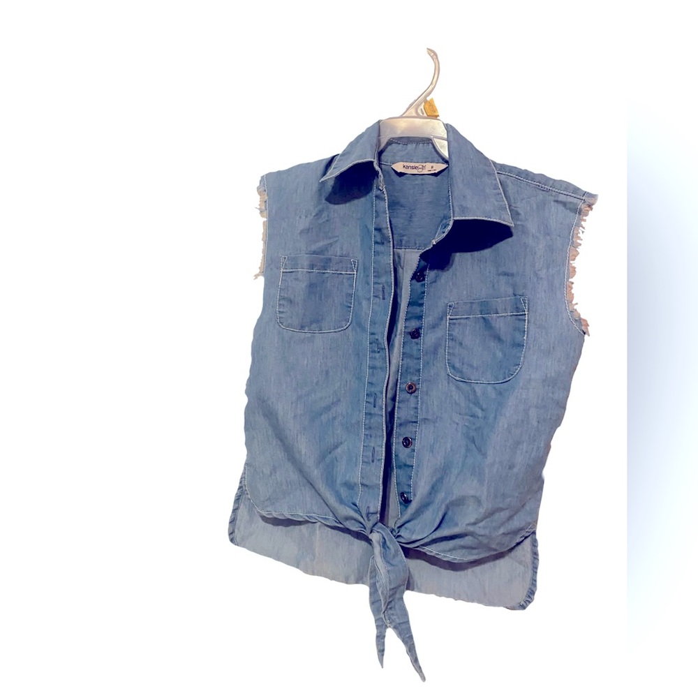 Girls denim shirt